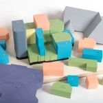 Stavebnice bytu Oskara a Jany Semlerových vyrobená pomocí 3D tisku v měřítku 1:80